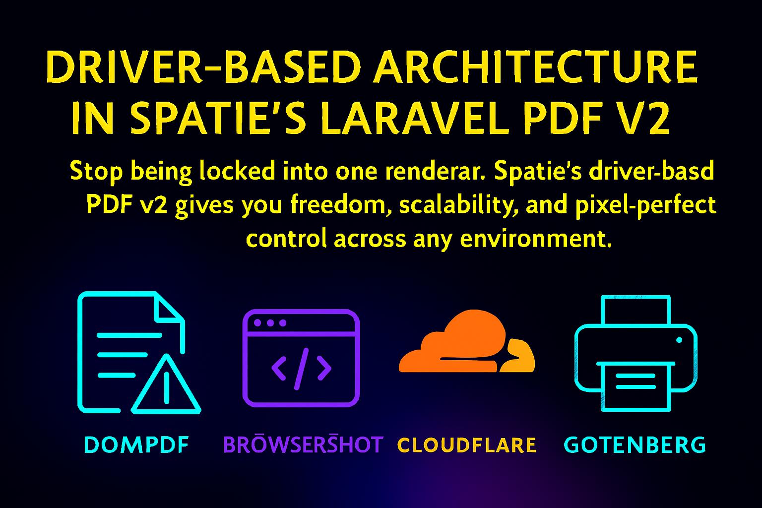 Driver-Based Architecture in Spatie’s Laravel PDF v2: A New Era of Flexibility