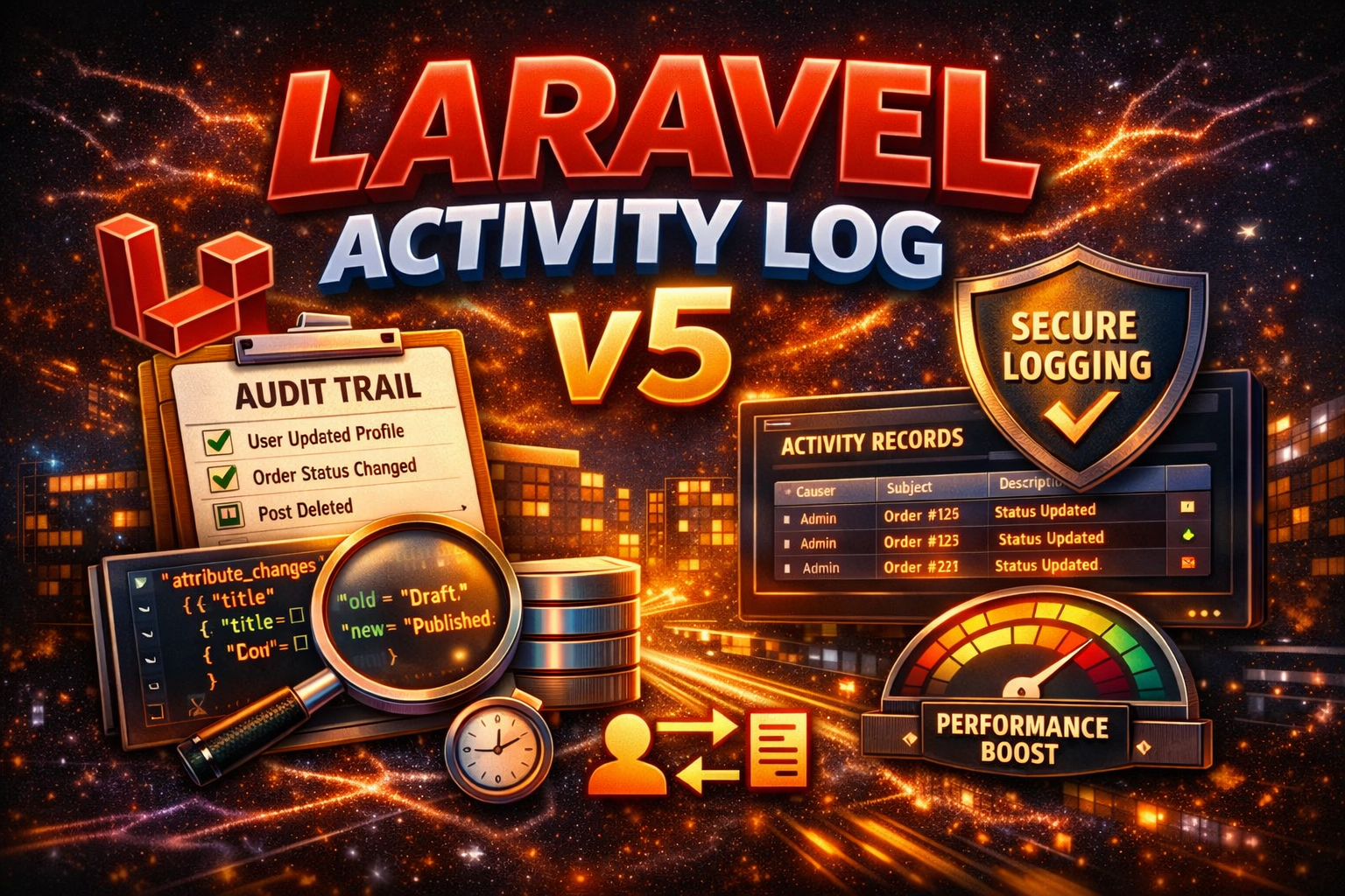 Spatie Activity Log v5: Log Every Change That Happens on Your Eloquent Models