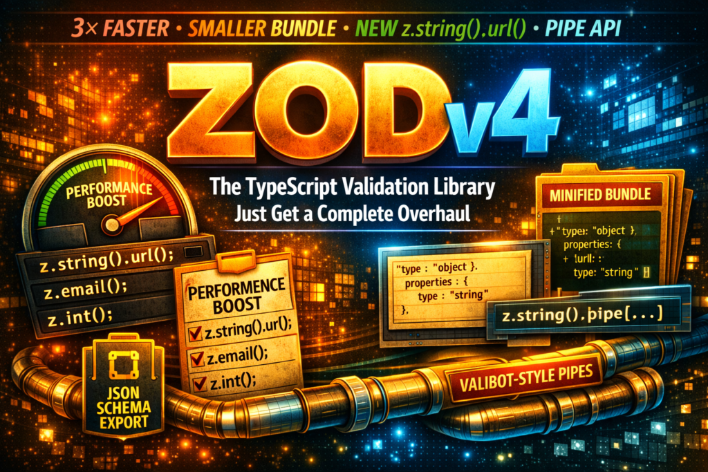 Zod v4: The TypeScript Validation Library Just Got a Complete Overhaul ...