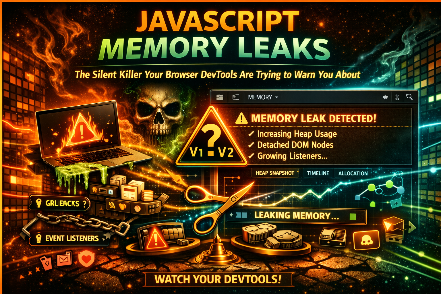 JavaScript Memory Leaks: The Silent Killer Your Browser DevTools Are Trying to Warn You About