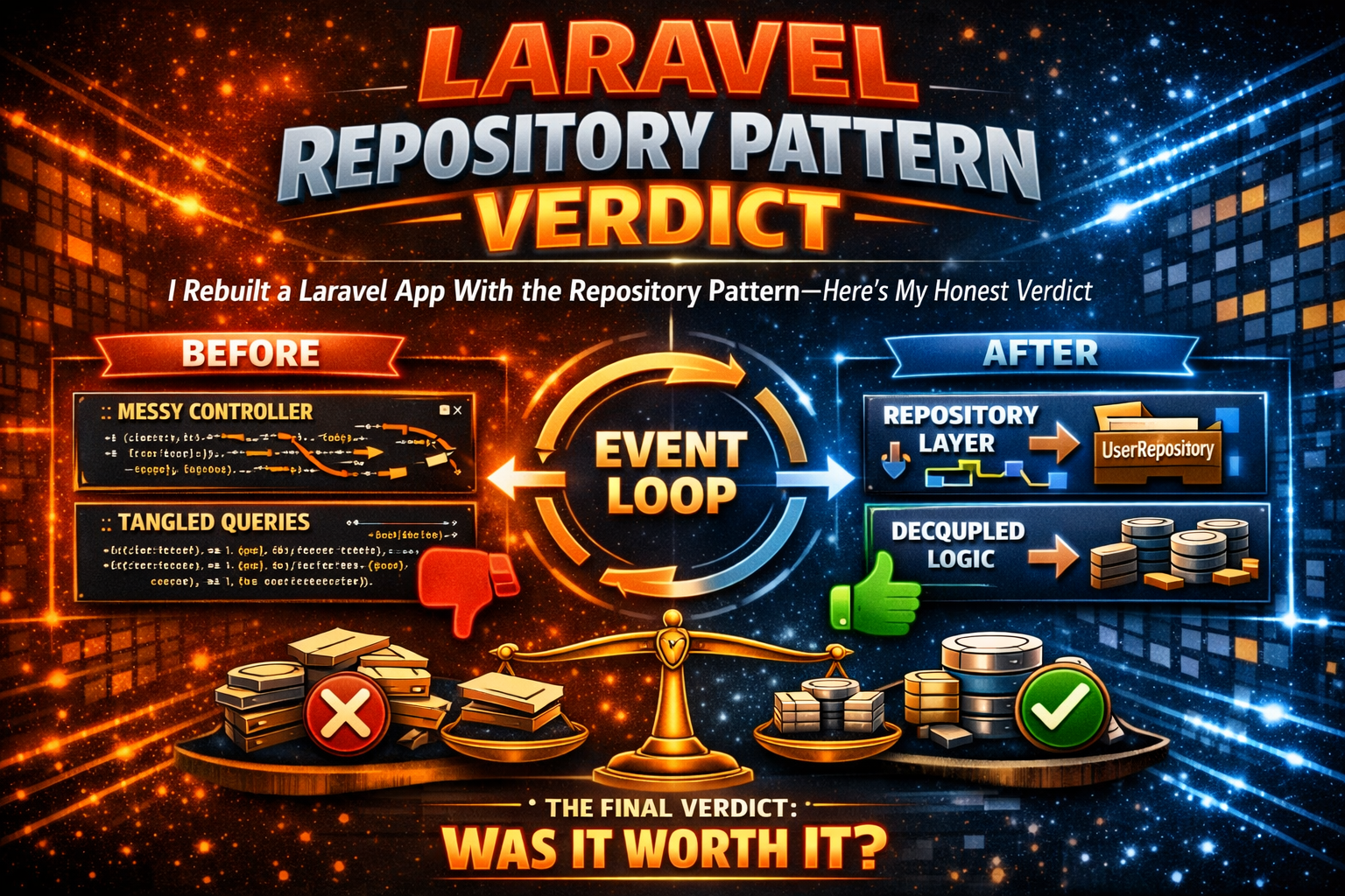I Rebuilt a Laravel App With the Repository Pattern — Here’s My Honest Verdict