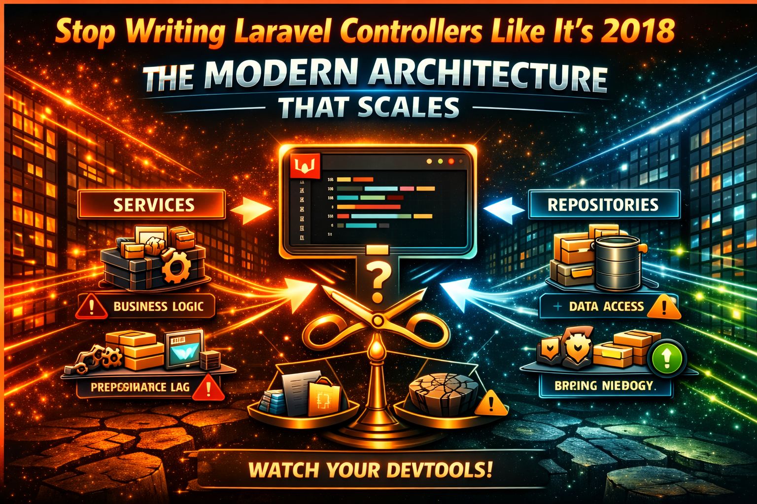 Stop Writing Laravel Controllers Like It’s 2018: The Modern Architecture That Scales