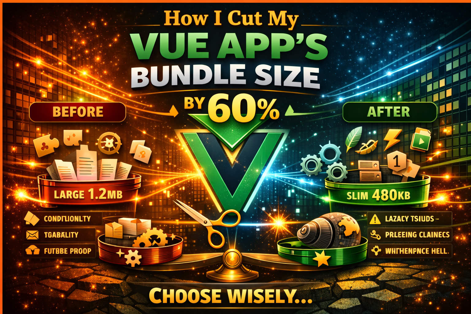 How I Cut My Vue App’s Bundle Size by 60% Without Rewriting a Single Component