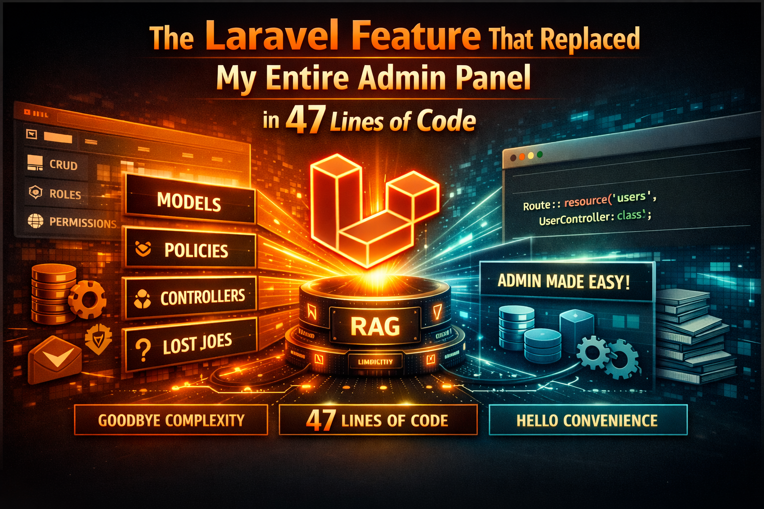 The Laravel Feature That Replaced My Entire Admin Panel in 47 Lines of Code