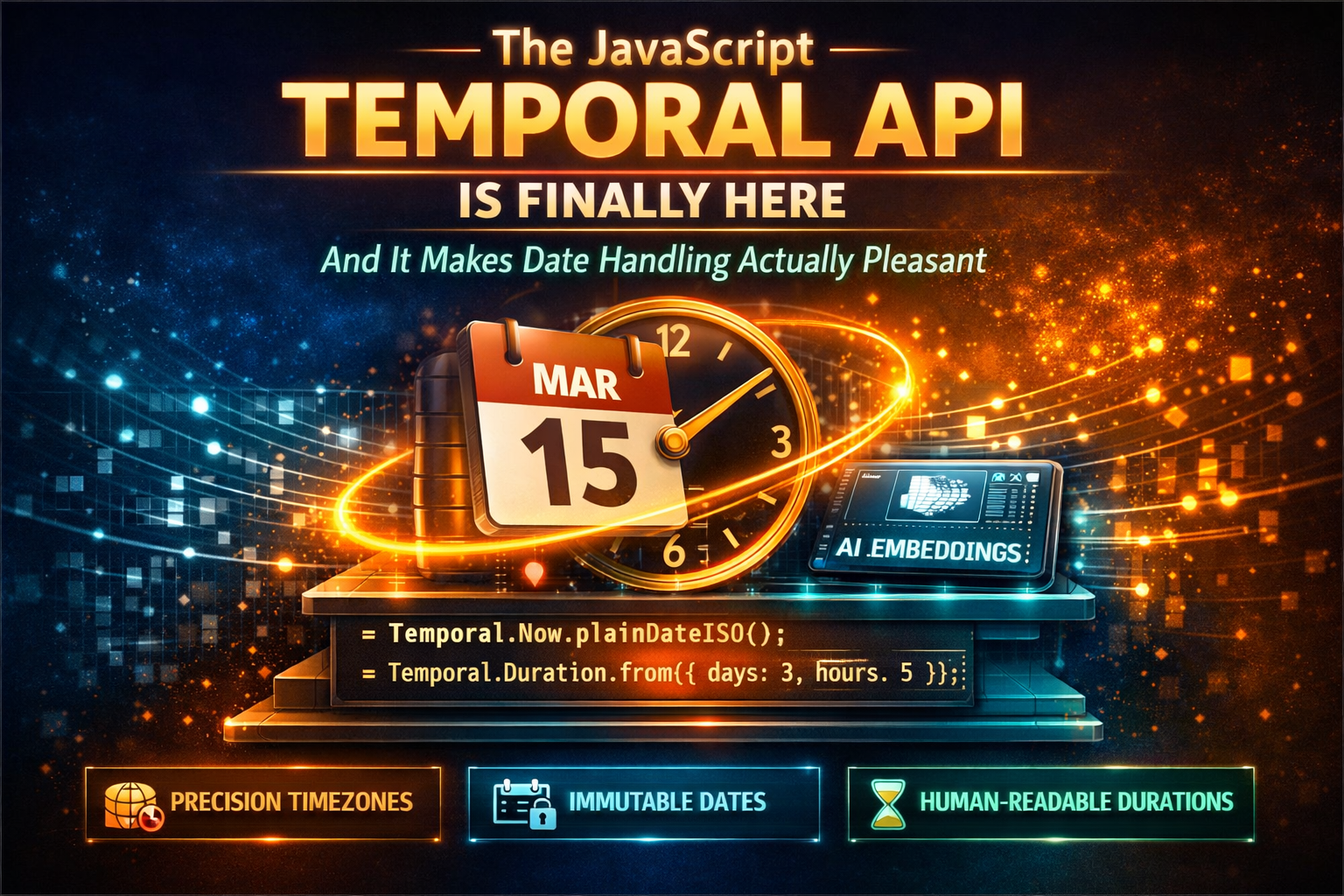 The JavaScript Temporal API Is Finally Here — And It Makes Date Handling Actually Pleasant