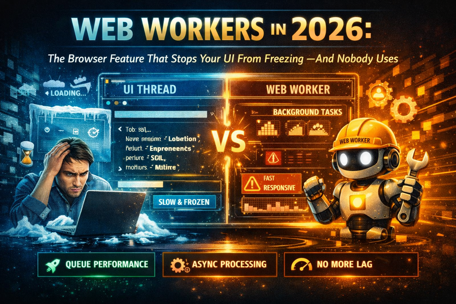 Web Workers in 2026: The Browser Feature That Stops Your UI From Freezing — And Nobody Uses