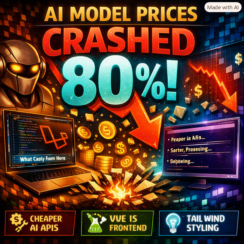 AI Model Prices Just Crashed 80% — Here Is What That Actually Means for Your Laravel App’s AI Features