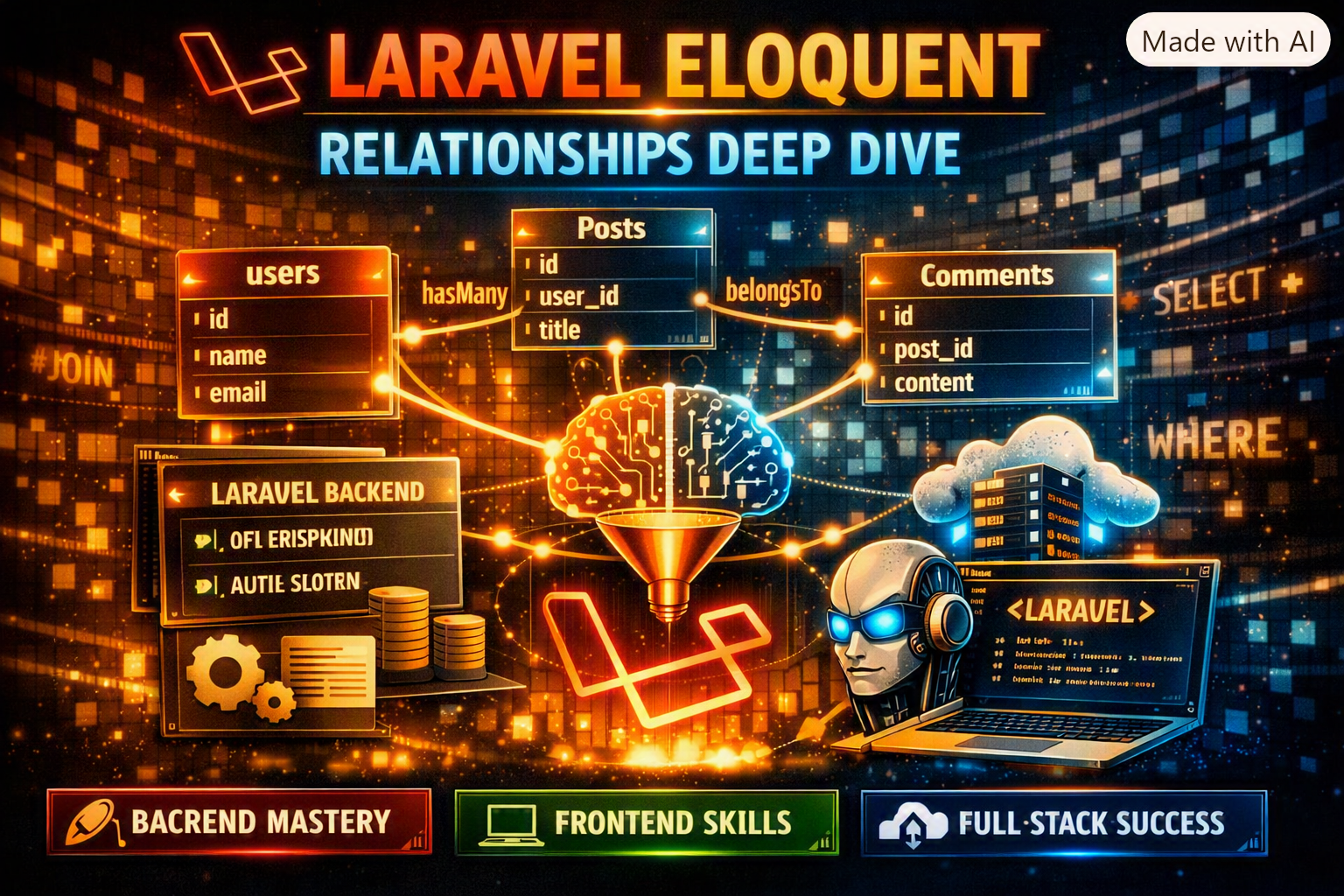 Laravel Eloquent Relationships Deep Dive: The Queries Running Behind Your Code Will Surprise You
