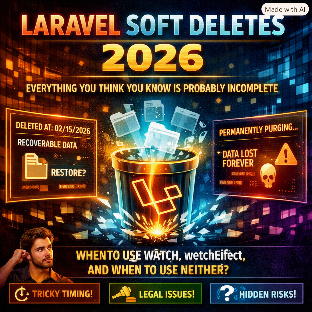Laravel Soft Deletes in 2026: Everything You Think You Know Is Probably Incomplete
