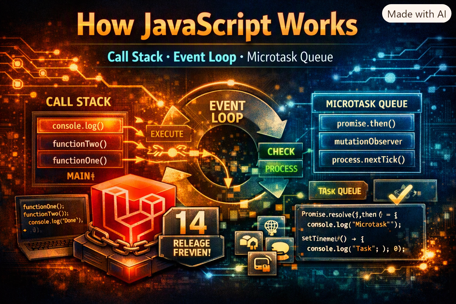How JavaScript Works: The Call Stack, Event Loop, and Microtask Queue Finally Explained With Code You Can Run Right Now