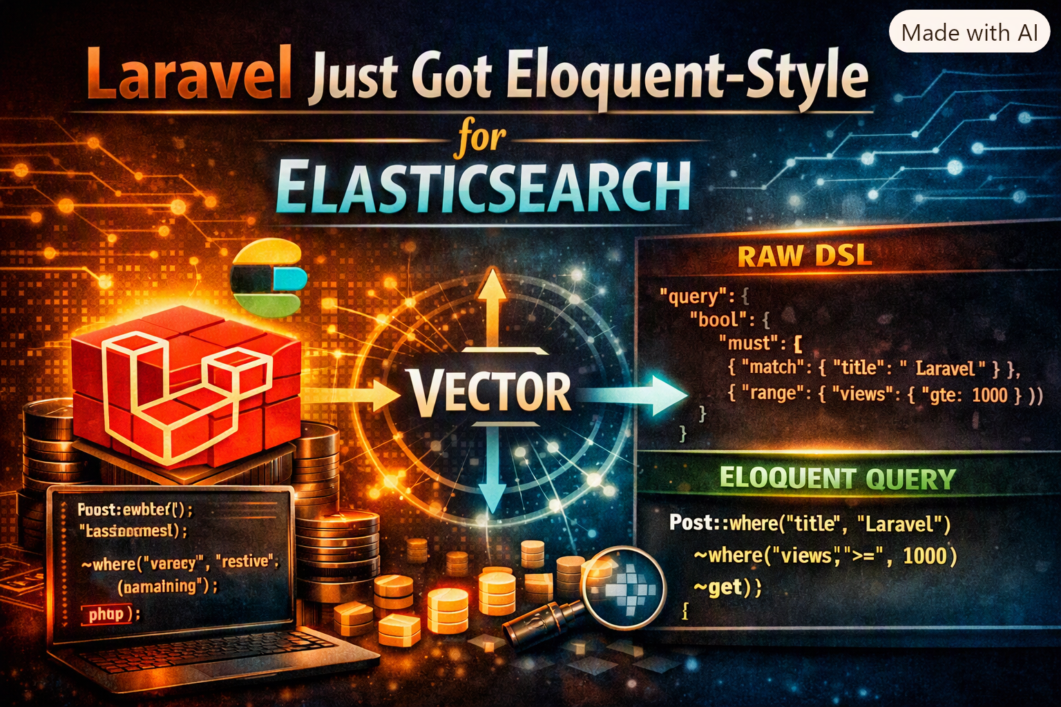 Laravel Just Got Eloquent-Style Queries for Elasticsearch. I Tried Replacing My Raw DSL With It